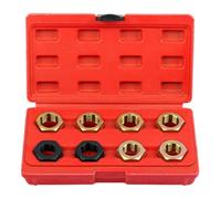 Rethreading Tool Kit Metric Restorer Kit Thread 8 Pieces Chaser Set