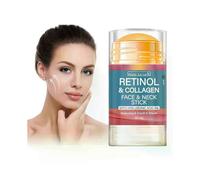 Retinol & Collagen Face Firming Stick, Neck & Face Serum Moisturizing Anti-Aging Reduce Fine Lines Lift & Firm, Repair Sagging Skin