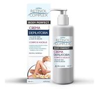 Retinol Complex - Crema depilatoria para cuerpo y axilas con aloe vera y aceite de argán, 150 ml
