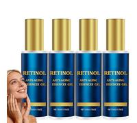 Retinol Skincare Essences Gel, ligero, de absorción rápida, no pegajoso, hidratante, sérum facial hidratante, gel hidratante diario, textura de la piel más suave y más comodidad. (4 unidades)
