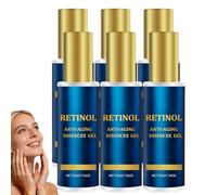 Retinol Skincare Essences Gel, ligero, de absorción rápida, no pegajoso, hidratante, sérum facial hidratante, gel hidratante diario, textura de la piel más suave y más comodidad. (6 unidades)