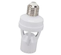 Retirada de Luz del Sensor de Movimiento, Adaptador de Lámpara de Tornillo E27 Motion de 100-240V E27 Auto en ABS para Sótanos