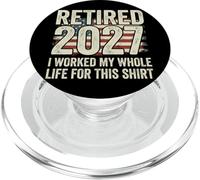 Retirado 2027 Trabajé Toda mi Vida para Esto PopSockets PopGrip para MagSafe