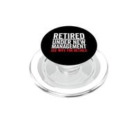 Retirado bajo New Manaent Ver Esposa para Detalles Jubilación PopSockets PopGrip para MagSafe