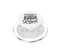 Retirado Feliz los Lunes cotización de jubilación PopSockets PopGrip para MagSafe