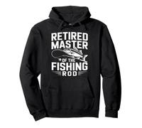 Retirado Master of The Fishing Rod Angler Jubilación Sudadera con Capucha