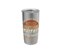 Retired 2026 Not My Problem Anymore Retirement Gifts for Men Vaso térmico de acero inoxidable de doble pared
