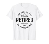 Retired 2026 Not My Problem Anymore Vintage Retro Camiseta