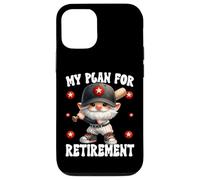 Retired Baseball Dad Coach Gnome For Baseball Retirement Carcasa para iPhone 12/12 Pro