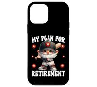 Retired Baseball Dad Coach Gnome For Baseball Retirement Carcasa para iPhone 12 mini
