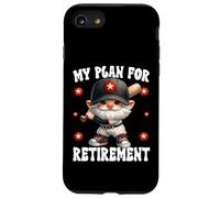 Retired Baseball Dad Coach Gnome For Baseball Retirement Carcasa para iPhone SE (2020) / 7 / 8