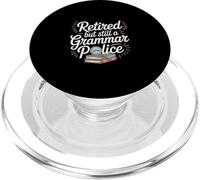 Retired But Still A Grammar Police Profesor de inglés - PopSockets PopGrip para MagSafe
