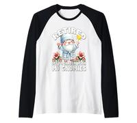 Retired Dad Gnome For Garden Lover Funny Retirement Saying Camiseta Manga Raglan