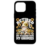 Retired GNOME For Men and Women Funny Saying For Retirement Carcasa para iPhone 16 Pro MAX