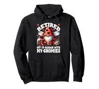 Retired Gnome For Women Ladybug Mom Funny Retirement Saying Sudadera con Capucha