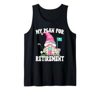 Retired Golf Mom GNOME For Women My Retirement Plan Golf Camiseta sin Mangas
