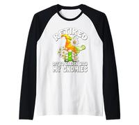 Retired Grandma GNOME Saying For Women Margarita Retirement Camiseta Manga Raglan