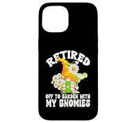 Retired Grandma GNOME Saying For Women Margarita Retirement Carcasa para iPhone 15