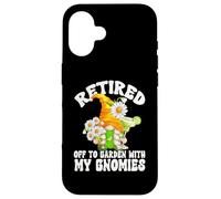 Retired Grandma GNOME Saying For Women Margarita Retirement Carcasa para iPhone 16
