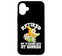 Retired Grandma GNOME Saying For Women Margarita Retirement Carcasa para iPhone 16 Plus