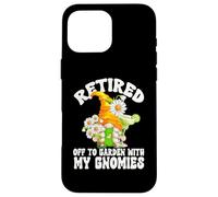 Retired Grandma GNOME Saying For Women Margarita Retirement Carcasa para iPhone 16 Pro MAX