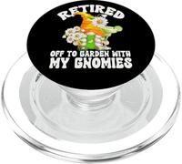 Retired Grandma GNOME Saying For Women Margarita Retirement PopSockets PopGrip para MagSafe