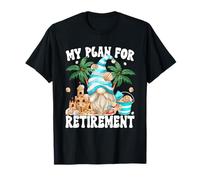 Retired Grandpa Life Summer GNOME For Men Beach Retirement Camiseta