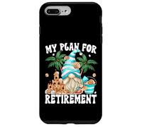 Retired Grandpa Life Summer GNOME For Men Beach Retirement Carcasa para iPhone 7 Plus/8 Plus
