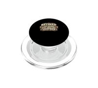 Retired Not Expired Still Crafting Leather Worker Gift PopSockets PopGrip para MagSafe
