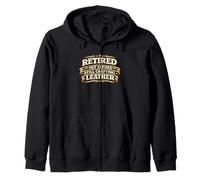 Retired Not Expired Still Crafting Leather Worker Gift Sudadera con Capucha