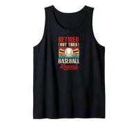 Retired Not Tired Baseball Legend Retro Jubilación Fiesta Camiseta sin Mangas