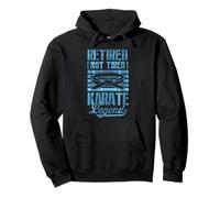 Retired Not Tired Karate Legend Retro Jubilación Fiesta Sudadera con Capucha