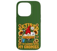 Retired Office Manager GNOME For Women Funny Retirement Carcasa para iPhone 14 Pro