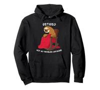 Retired Retirement Funny Sloth Graphic Men Women Sudadera con Capucha