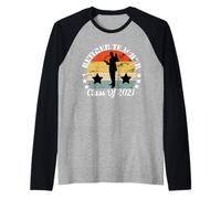 Retired Teacher Class of 2021 Retirement Gift Camiseta Manga Raglan