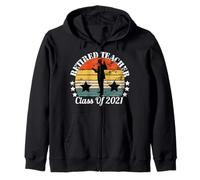 Retired Teacher Class of 2021 Retirement Gift Sudadera con Capucha
