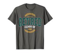 Retired Teacher Class of 2025 Varsity Vintage Dad Retirement Camiseta