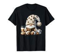 Retired Teacher GNOME Love Reading Cookies Coffee and Books Camiseta