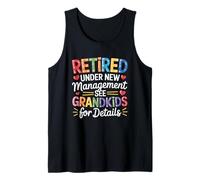 Retired Under New Management See Grandkids For Details Camiseta sin Mangas