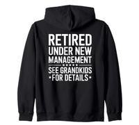 Retired Under New Management See Grandkids For Details Sudadera con Capucha