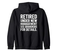 Retired Under New Management See Grandkids For Details Sudadera con Capucha