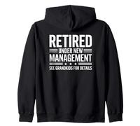 Retired Under New Management See Grandkids For Details Sudadera con Capucha