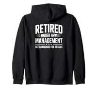 Retired Under New Management See Grandkids For Details Sudadera con Capucha