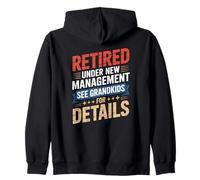 Retired Under New Management See Grandkids For Details Sudadera con Capucha