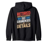 Retired Under New Management See Grandkids For Details Sudadera con Capucha