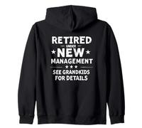 Retired Under New Management See Grandkids For Details Sudadera con Capucha