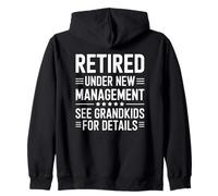 Retired Under New Management See Grandkids For Details Sudadera con Capucha