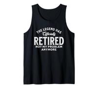 Retirement 2026 Retired 2026 Not My Problem Anymore Vintage Camiseta sin Mangas