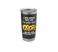 Retirement A Wise Woman Once Said I'm Outta Here Im Retired Vaso térmico de acero inoxidable de doble pared
