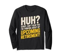 Retirement Coming Soon Retired Funny Humor Celebration Idea Manga Larga